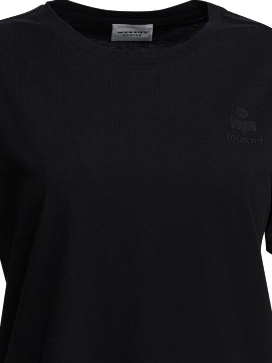 26SS 이자벨마랑에뚜왈 반팔 티셔츠 23PTS0070FAA1N98E01BK Black - ISABEL MARANT ETOILE