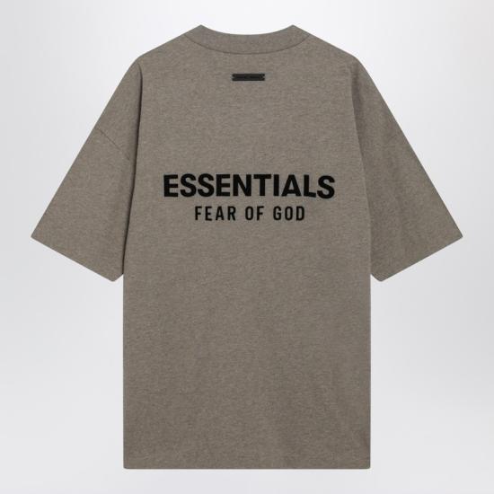 25FW 피어오브갓 반팔 티셔츠 125AS254172F Grey - FEAR OF GOD