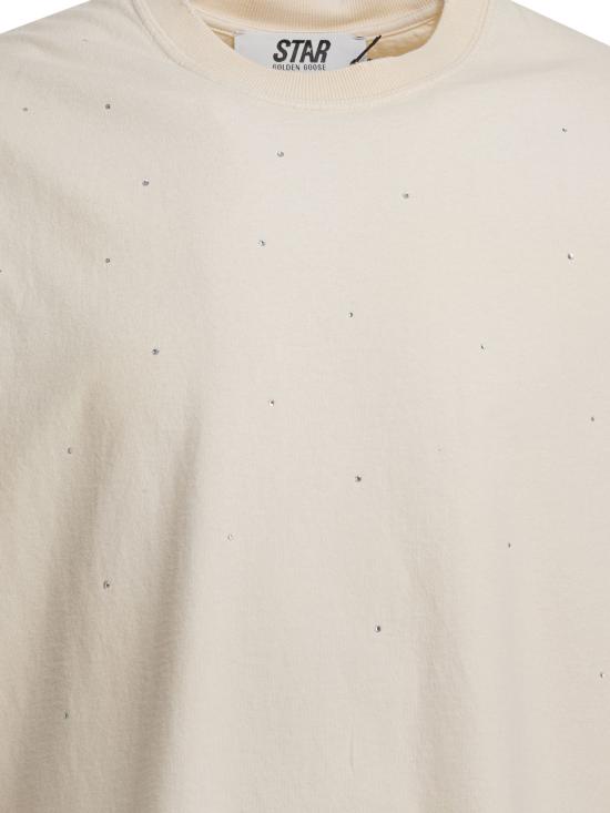 26SS 골든구스 반팔 티셔츠 GUP01873P00242111616 White - GOLDEN GOOSE