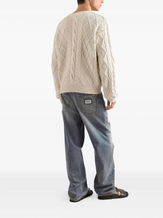 26SS 돌체앤가바나 스웨터 GXX37Z JGMFL A3791 BEIGE - DOLCE & GABBANA