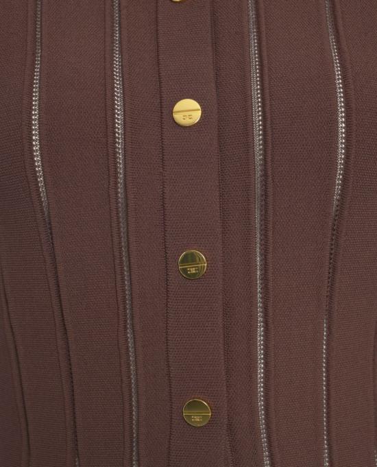 25FW 엘리자베타프랜치 니트웨어 MK07S56 Brown - ELISABETTA FRANCHI