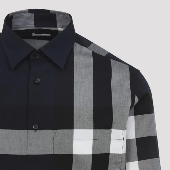 26SS 버버리 긴팔 셔츠 8073216 A1968 NAVY IP CHECK - BURBERRY