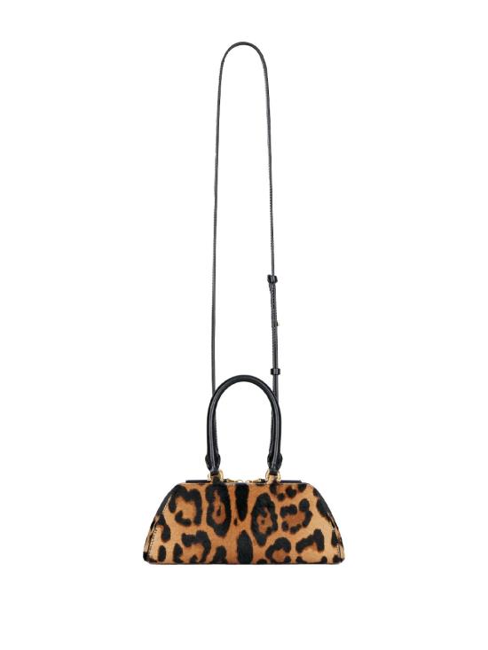 26SS 지방시 레오파드 포니 이펙트 레더 미니 안티고나 이스트 웨스트 백 BB5146B2B1 007 BLACK BEIGE - GIVENCHY