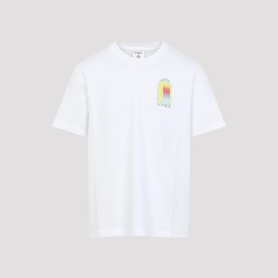 26SS 카사블랑카 반팔 티셔츠 MSP26JTS00113 BRIGHT WHITE - CASABLANCA