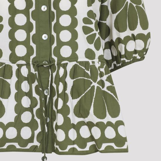 26SS 팜 리오 블라우스 344603 26083 PALERMO GREEN - FARM RIO