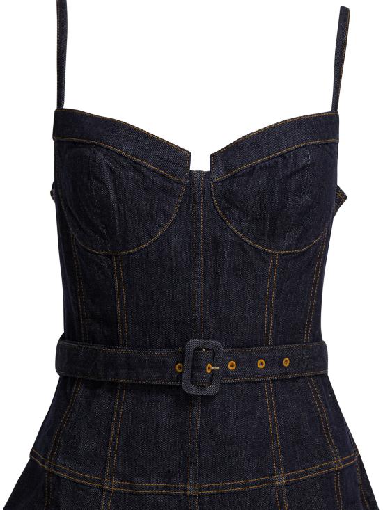 26SS 셀프 포트레이트 미디 원피스 RS26 815MA BLBLUE Blue - SELF PORTRAIT