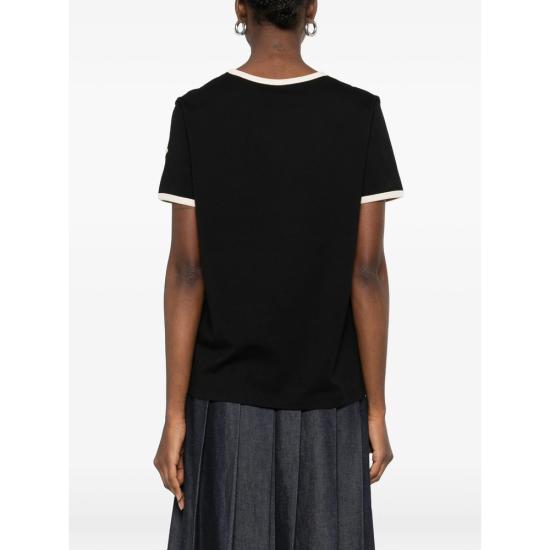 26SS 몽클레어 반팔 티셔츠 89AUO 8C000 19 F90 BLACK - MONCLER