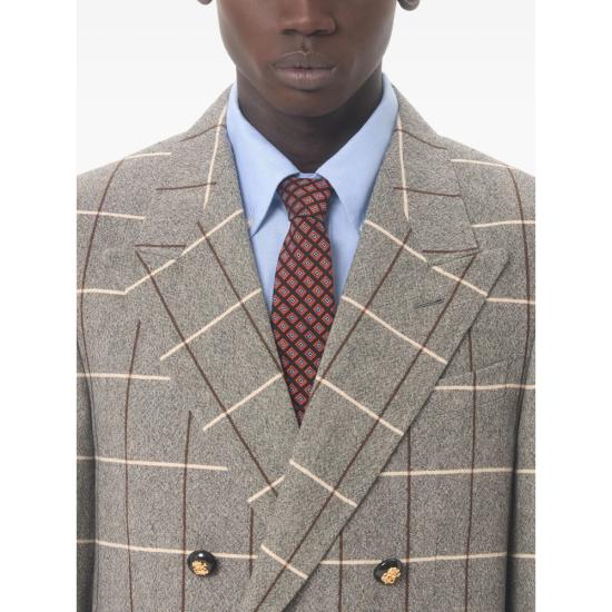 26SS 발렌티노 가라바니 넥타이 8Y2EV194ZPH 9XE BLACK ORANGE - VALENTINO GARAVANI