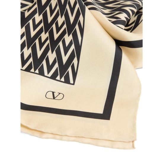 26SS 발렌티노 가라바니 머플러/스카프 8W2EI114SHT REX NEUTRALS BLACK - VALENTINO GARAVANI