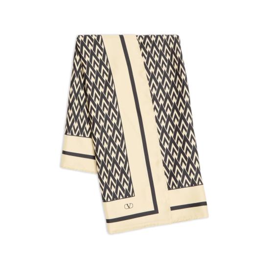 26SS 발렌티노 가라바니 머플러/스카프 8W2EI114SHT REX NEUTRALS BLACK