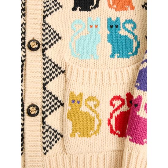 26SS 발렌티노 가라바니 가디건 8V3KA06CBBK M12 NEUTRALS RED - VALENTINO GARAVANI