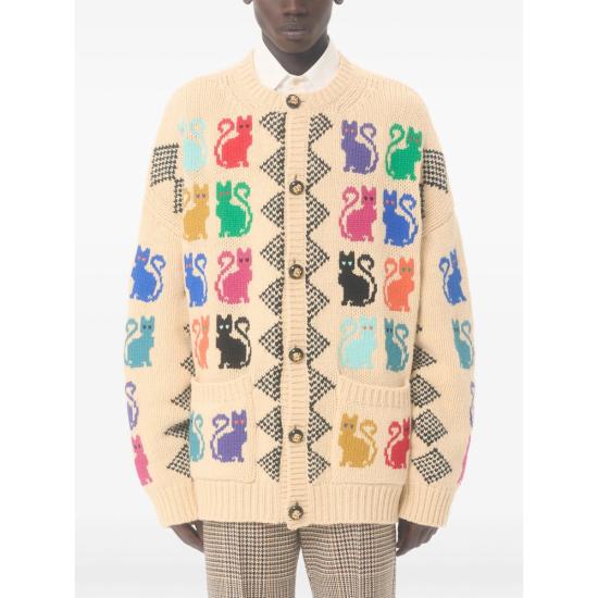 26SS 발렌티노 가라바니 가디건 8V3KA06CBBK M12 NEUTRALS RED - VALENTINO GARAVANI