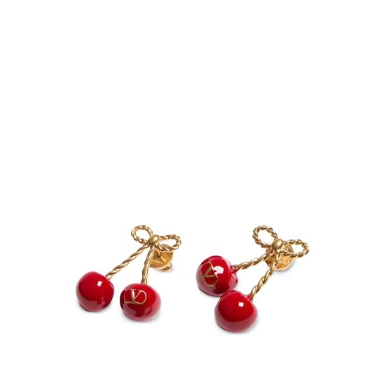 26SS 발렌티노 가라바니 이어링 8W2J0Z80MJP 03Y GOLD RED - VALENTINO GARAVANI