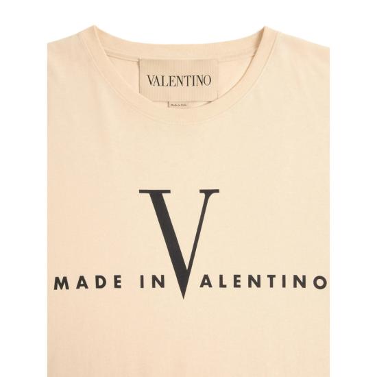 26SS 발렌티노 가라바니 반팔 티셔츠 8V3MG16PBAQ QT3 NEUTRALS - VALENTINO GARAVANI