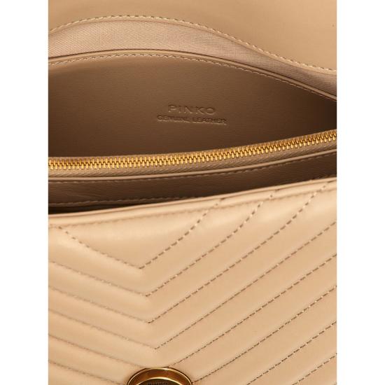 26SS 핑코 토트백 100043 A0GK C50Q BROWN - PINKO