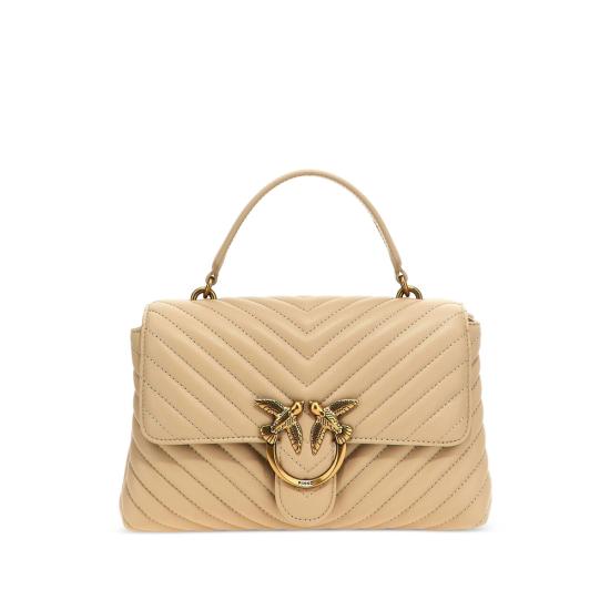 26SS 핑코 토트백 100043 A0GK C50Q BROWN