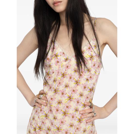 26SS 자딕앤볼테르 롱 원피스 WWDR02656 PEAR NEUTRALS PINK - ZADIG & VOLTAIRE