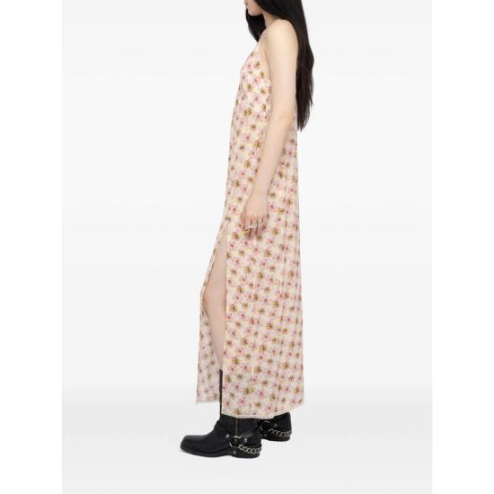 26SS 자딕앤볼테르 롱 원피스 WWDR02656 PEAR NEUTRALS PINK - ZADIG & VOLTAIRE