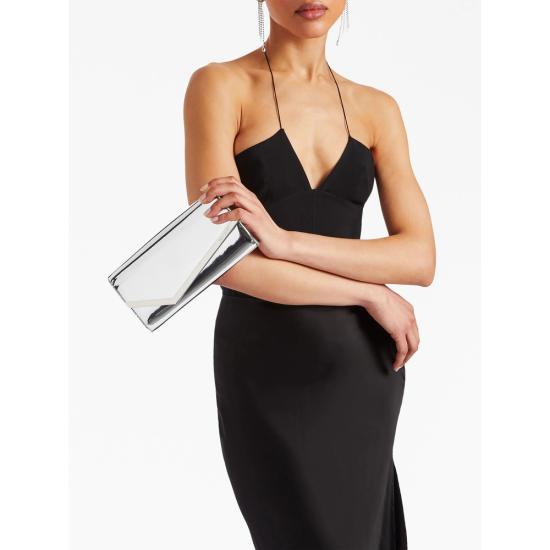 26SS 지미추 토트백 EMMIE MIF SILVE SILVER - JIMMY CHOO