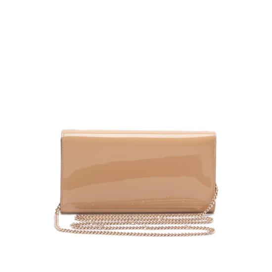 26SS 지미추 클러치/파우치 EMMIE PAT CHLGO NEUTRALS - JIMMY CHOO