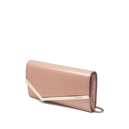 26SS 지미추 클러치/파우치 EMMIE PAT BPILG NEUTRALS - JIMMY CHOO