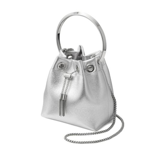 26SS 지미추 토트백 BON BON FSJ SILSI SILVER - JIMMY CHOO