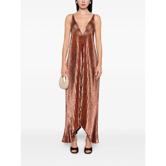 26SS 리디 롱 원피스 THE MUSE BROGL BROWN - L'IDEE