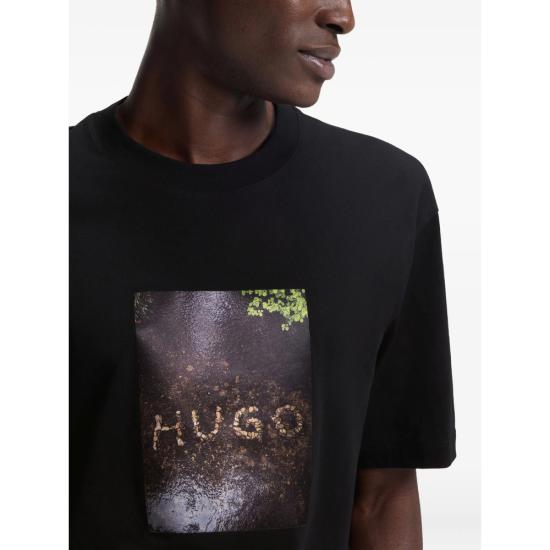 26SS 휴고보스 반팔 티셔츠 50554319 001 BLACK - HUGO BOSS