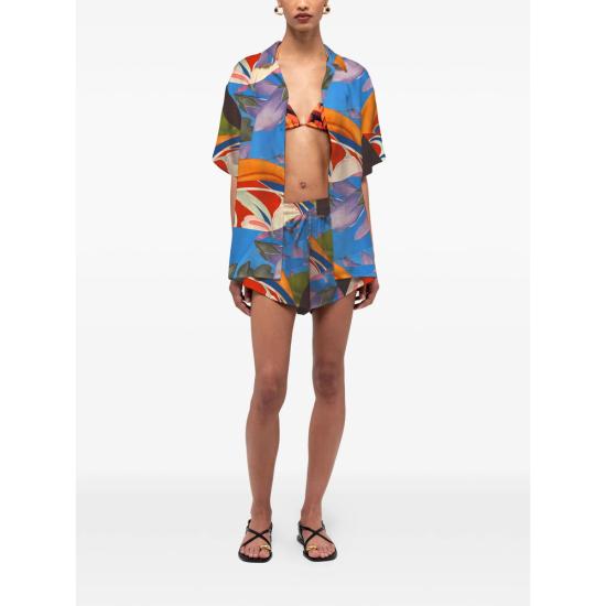 26SS 돈데 에스테반 숏팬츠 D5 SHO 119 MULTI BLUE ORANGE - DONDE ESTEBAN