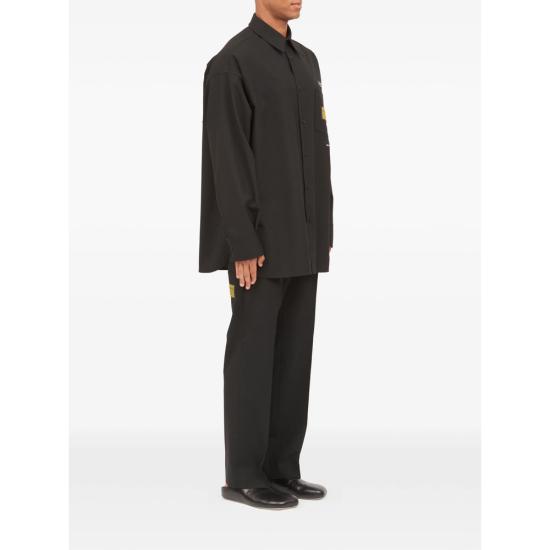 26SS MM6 메종마르지엘라 긴팔 셔츠 M35733 SH0DT0040 900 BLACK - MM6 MAISON MARGIELA