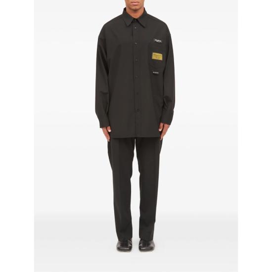 26SS MM6 메종마르지엘라 긴팔 셔츠 M35733 SH0DT0040 900 BLACK - MM6 MAISON MARGIELA