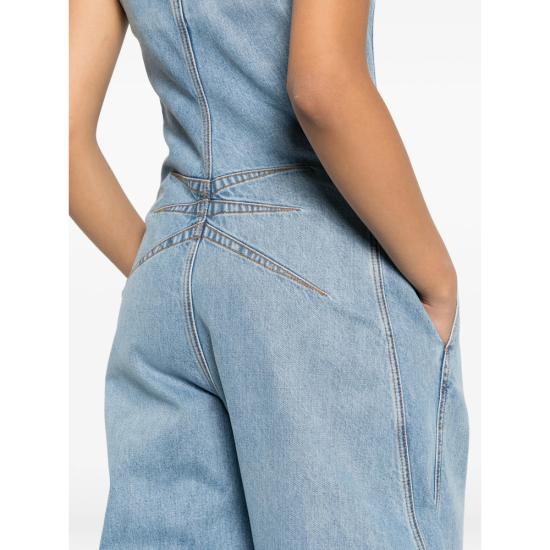 26SS 알라이아 점프수트 AA9U0046D015C A21 BLUE - ALAIA