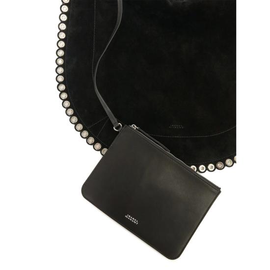 26SS 이자벨마랑 숄더백 D1C10M PP0200FD BKSI BLACK SILVER - ISABEL MARANT