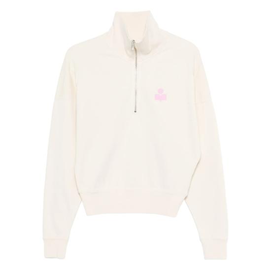 26SS 이자벨마랑에뚜왈 긴팔 티셔츠 D1M04E SW0093FA ECPK NEUTRALS