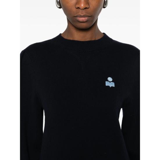 26SS 이자벨마랑에뚜왈 니트웨어 A3L75E PU0039FA MIDL BLACK - ISABEL MARANT ETOILE