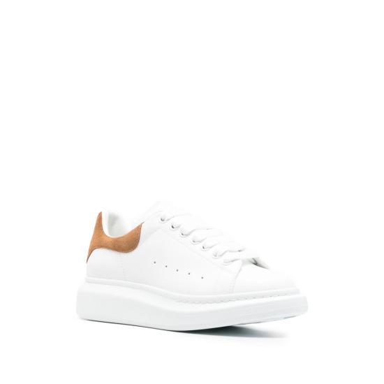 26SS 알렉산더 맥퀸 오버사이즈 드 스니커즈 553680 WIAJW 9900 WHITE BROWN - ALEXANDER MCQUEEN