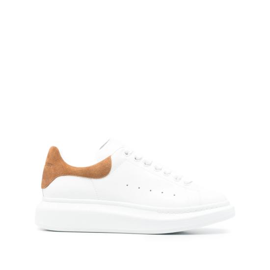 26SS 알렉산더 맥퀸 오버사이즈 드 스니커즈 553680 WIAJW 9900 WHITE BROWN
