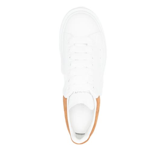 26SS 알렉산더 맥퀸 오버사이즈 드 스니커즈 553680 WIAJW 9900 WHITE BROWN - ALEXANDER MCQUEEN