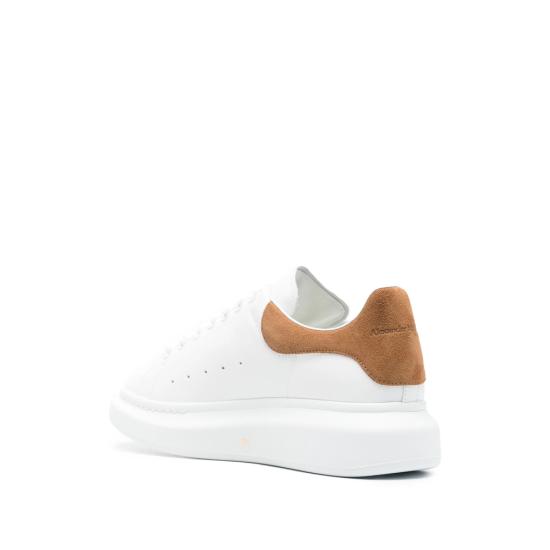 26SS 알렉산더 맥퀸 오버사이즈 드 스니커즈 553680 WIAJW 9900 WHITE BROWN - ALEXANDER MCQUEEN
