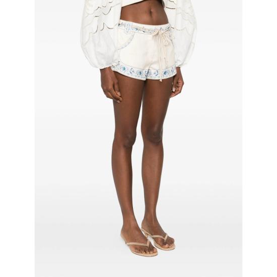 26SS 짐머만 숏팬츠 6173ARS262 BLUET NEUTRALS BLUE - ZIMMERMANN