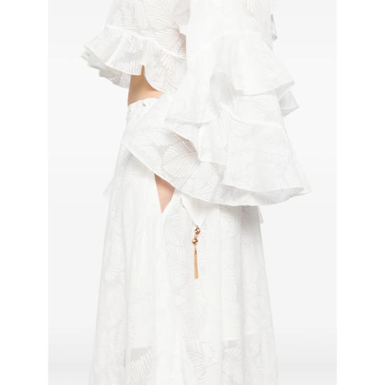 26SS 짐머만 롱 스커트 5770SRS263 IVORY WHITE - ZIMMERMANN