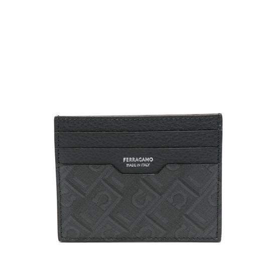 26SS 살바토레 페라가모 남성지갑 661583 0780321 GRIGI BLACK GREY - SALVATORE FERRAGAMO