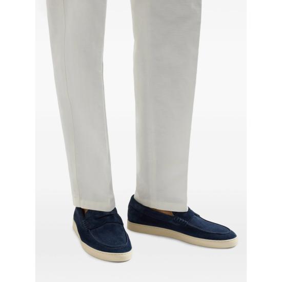 26SS 브루넬로 쿠치넬리 로퍼 MZUSOLP312 C8862 BLUE - BRUNELLO CUCINELLI