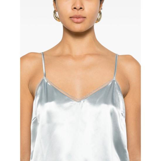 26SS 파비아나 필리피 민소매 티셔츠 TPD266F281 L909 5154 BLUE - FABIANA FILIPPI