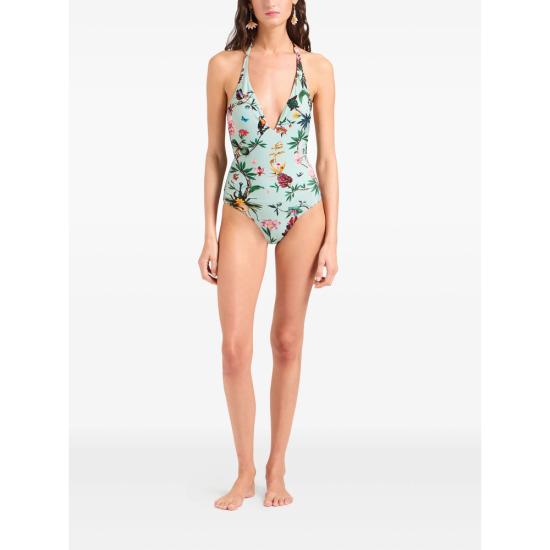 26SS 라 더블제이 원피스 수영복 SWI0036 LYC001ZOF0 BU01 BLUE RED - LA DOUBLEJ