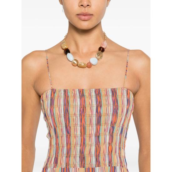 26SS 페이스풀더브랜드 롱 원피스 FF4257 AGM ANNIKEN MA AGMUS ORANGE PURPLE - FAITHFULL THE BRAND