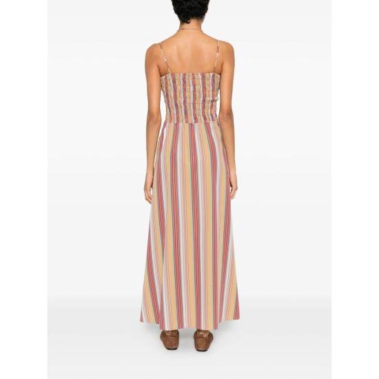 26SS 페이스풀더브랜드 롱 원피스 FF4257 AGM ANNIKEN MA AGMUS ORANGE PURPLE - FAITHFULL THE BRAND