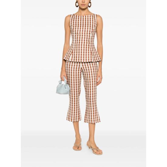 26SS 페이스풀더브랜드 크롭 팬츠 FF4061 GGC VALERIA GICED BROWN NEUTRALS - FAITHFULL THE BRAND