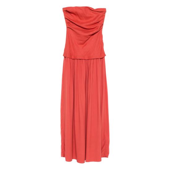 26SS 페이스풀더브랜드 롱 원피스 FF3953 DTO HEDY MAXI DUTOM RED