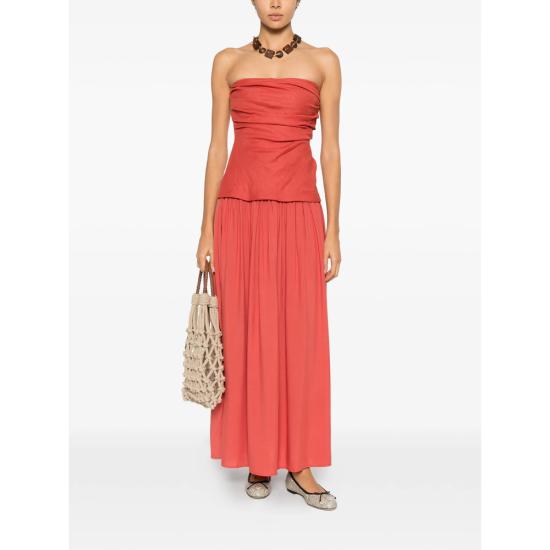26SS 페이스풀더브랜드 롱 원피스 FF3953 DTO HEDY MAXI DUTOM RED - FAITHFULL THE BRAND